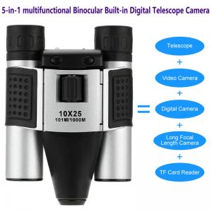 China DT08 Binocular Built-in Digital Telescope Camera Far Shoot 1.3MP Video Recorder 10x25 101M/1000M outdoor camping hiking supplier