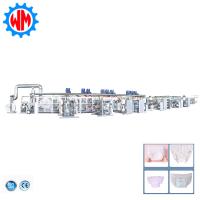 China High Efficiency Full Servo Menstrual Panties Making Machine with Oversea for sale