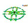 High Duty 0.9mm PVC Tarpaulin Circle Shape Inflatable Floating Water Obstacle