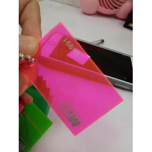 Color 3mm 5mm Hot Sale Acrylic Plate pink color Acrylic Sheet