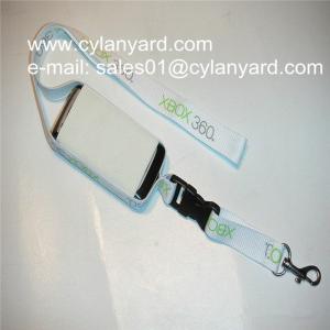 China Stretchable phone pouch lanyards, spandex phone holder ribbons supplier