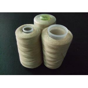 China Beige 100% Polyester Sewing Thread For Leather Garments Tkt-30 supplier