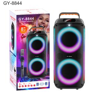 China Altavoz portátil de fiesta de 50W con Bluetooth e iluminación LED wholesale