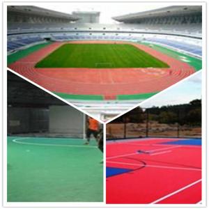 China 3W Outdoor Football Court / Suspend Interlocking / Pvc flooring supplier