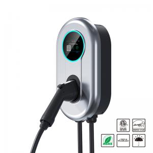 China Type 1 EV Charger 40A Charging Station 9.6KW Wallbox Level2 Electric Vehicle Charger With LCD Screen supplier