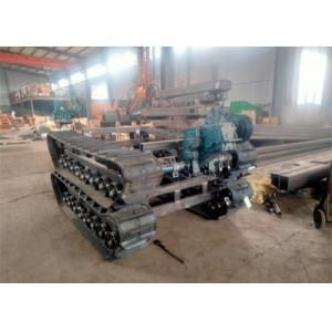 China 3MT Loading Crawler Track Undercarriage Transporter For Gold Mining supplier