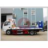 China Hydraulic Ramp Roll Off Tow Truck , Dongfeng Car Carrier Tow Truck Diesel Engine wholesale