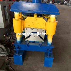 China Cold Roll  Metal Roof Ridge Cap Forming Machine Hydraulic Cutting Type supplier