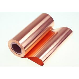 China 10um Lithium Battery Copper Foil Roll , RA Double Shiny Thin Copper Foil supplier