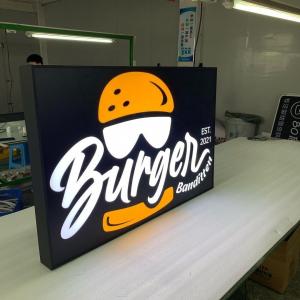Customized Light Board Marker 3D Sign LED Acrylic Advertising Light Box for Outdoor