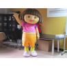China Custom Girl Cartoon Character Dora Amusement Costumes wholesale
