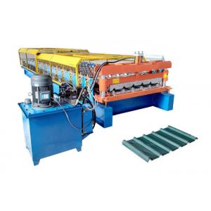 China 3.5 Tons Trapezoidal Sheet Roll Forming Machine , Sheet Metal Roll Forming Machines 380V supplier