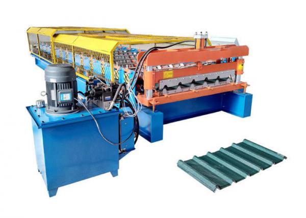 3.5 Tons Trapezoidal Sheet Roll Forming Machine , Sheet Metal Roll Forming
