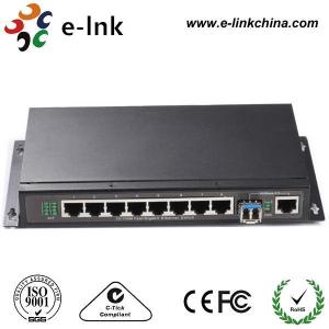China Commutateur optique contrôlé gauche de fibre de 8 Gigabit Ethernet avec la liaison montante combinée de SFP wholesale