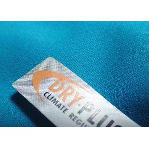 Real Leather Custom Clothing Patches , Silk Screen Heat Transfer Label Printing