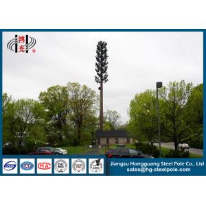 China 30m Steel Disguised Pine Tree Telecommunication Towers Polygonal Galvanized wholesale