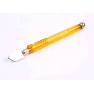 Mirror Polished Carbide Wheel Glass Cutter , Smoothly Cutting Glass Cutter Pen