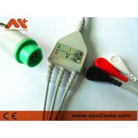 China 10 Pin Siemens ECG Cable 3 Lead Snap on sale