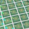 Étiquette d'authentification sécurisée au laser personnalisable Solutions d'étiquettes holographiques