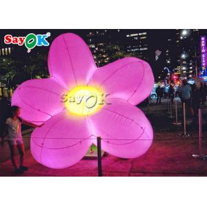 China Artificial Inflatable LED Hanging Flower For Advertising Decorating supplier