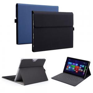 China Microsoft Surface Pro 4 Case, PU Leather Folio Protective Stand Cover for Surface Pro 2017/Pro 4 with Pen Holder supplier