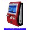 Touch Screen Customized Wall Mount Kiosk With Metal Keypad And Cash acceptor