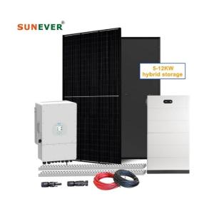Home Solar Energy Storage System 10kw Hybrid Solar System 10000w Solar Power System