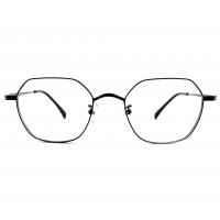 China FM2589 Optical Metal Rectangle Eyeglasses Frames Full Rim Customized Unisex on sale