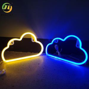China LED Cloud Neon Modeling Lights Color Lights Creative Room Hanging Wall Decorative Lights supplier