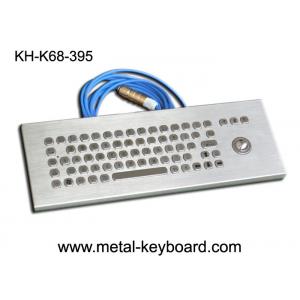 China Клавиатура настольного компьютера Ruggedized нержавеющей сталью с Trackball лазера supplier