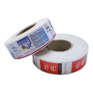 Custom printed waterproof cosmetic self adhesive paper sticker label,paper adhesive sticker label for product