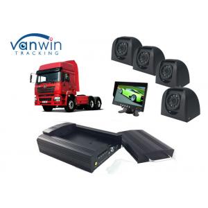China Taxi CCTV Wifi Bus 4 Camera Car DVR 4CH 3G Live Video Tracking with GPS wholesale