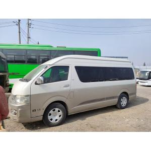 Japanese Used Buses Hiace 13 - 15seater Gasoline Engine Left Steering Toyota Brand