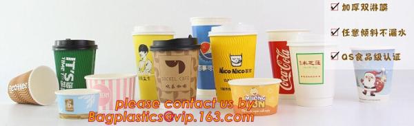 Food use disposable plastic paper cup and coffee lids, pla cups,biodegradable