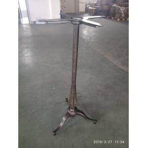 China Bar Table legs Cast Iron Table base Unfinished coat Bar Height Metal Table legs supplier