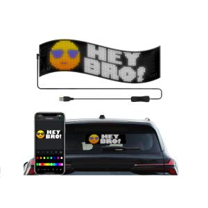 China DIY Led Taxi Window Display Led Screen For Car Advertising Customizable Design For JDM,Car Advertisement on sale