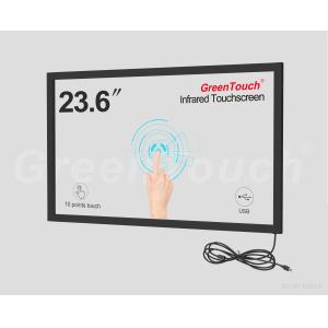 China 23.6 Inch Multi Touch Screen Overlay Panel For PC , Ir Touch Screen Frame wholesale