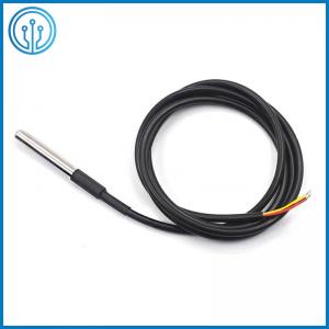China SS304 Shell 6x50 Digital DS18B20 Temperature Sensor With 1m Cable supplier