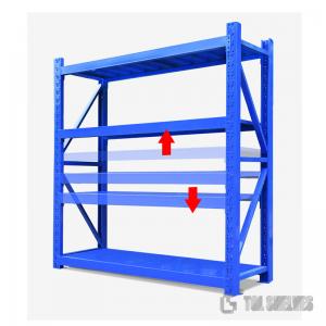 China Cold Rolled Steel Pallet Rack Shelving , ODM warehouse pallet racking 500KG capacity supplier