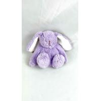 China ZD Purple Long Ear Easter Bunny Plush Toy Soft Rabbit Stuffed Animal Toys on sale
