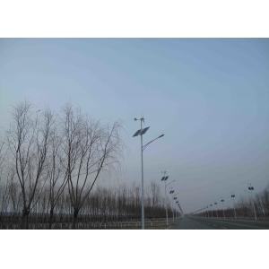 China Courtyard Lighting Solar And Wind Powered Street Lights With Single Arm supplier