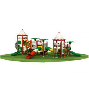 Standard Size Toddler Outdoor Play Equipment / Outdoor Play Castle 34CBM Volume