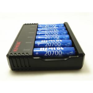 Vape Mod Box Mod 6 Slot Battery Charger , 6 * 20700 Battery Charger ABS Material