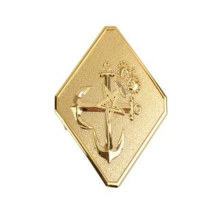 Gold Plated Solid Military Brass Belt Buckles Die Struck