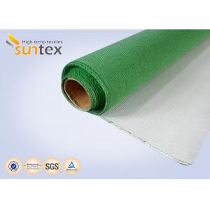 Green Single side PU(Polyurethane) Coated Fiberglass Fabric