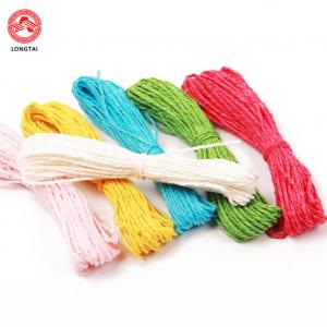 China 1.5mm Diameter 2 Plies Twisted Paper Rope For Decoration / Polypropylene Tying Twine supplier