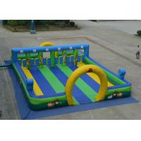 China Inflatable race course sport game colourful Inflatable playing field for children under 12 years old on sale