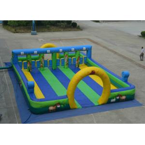 China Inflatable race course sport game colourful Inflatable playing field for children under 12 years old supplier