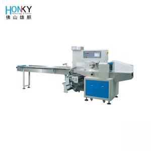 China Full Auto 3 Servo Horizontal Pillow Packing Machine Manual For Food Plastic Bag Flow supplier