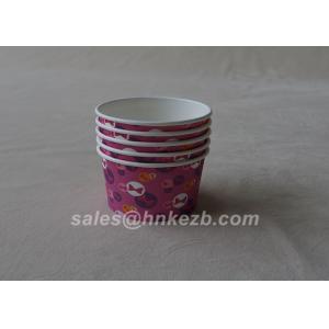 China 12oz Biodegradable Custom Printing Disposable Ice Cream Bowls Paper Ice Cream Cup supplier